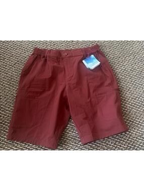 NWT WILLIT Men's Rust Red Cargo Shorts UPF 50+ Sun Protection Size M